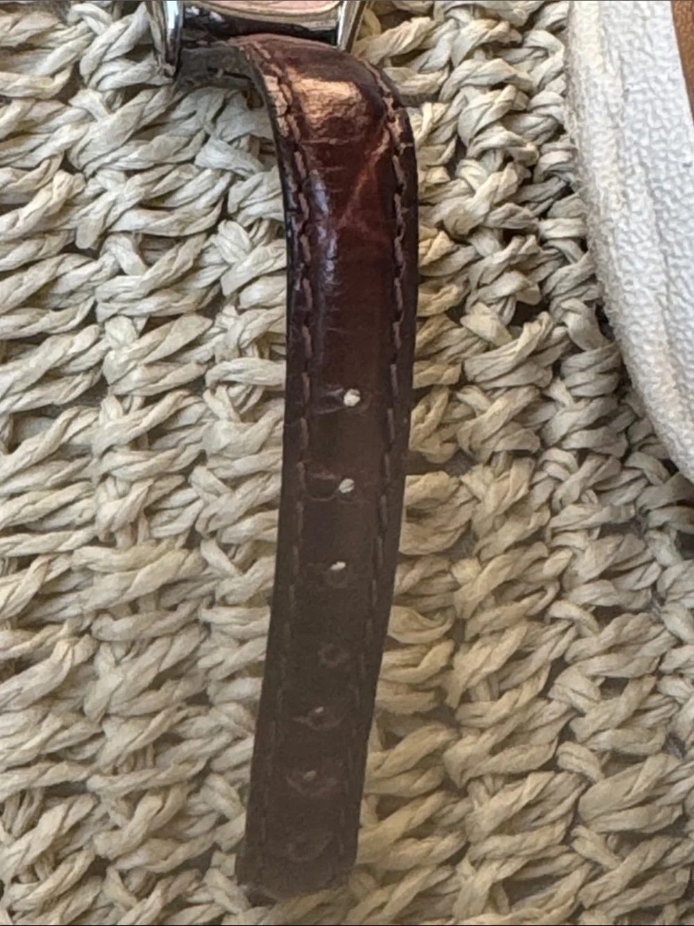 Seiko vintage Silver and Brown Watch